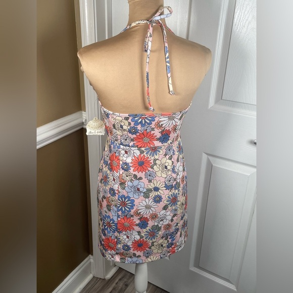 Altar’d State‎ |Vibrant Floral Halter Dress | NWT | Medium - Picture 5 of 9